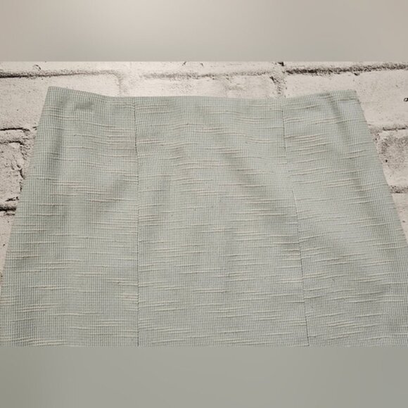 Y2K Le Chateau Blue & White Tweed Skirt and Blazer Jacket Suit Set. - Picture 9 of 16